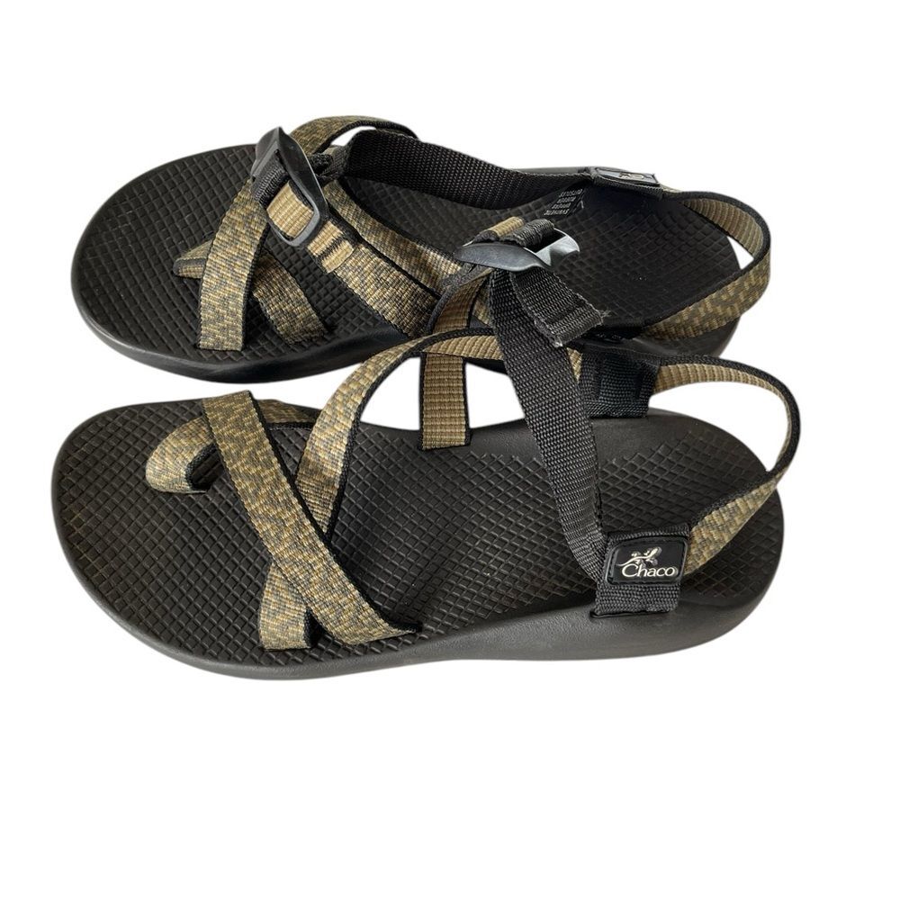 RARE Chaco Made In USA Outdoor Hiking Sandals Green Women’s 9